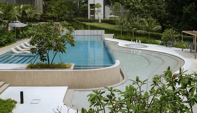 Landscaped Pool