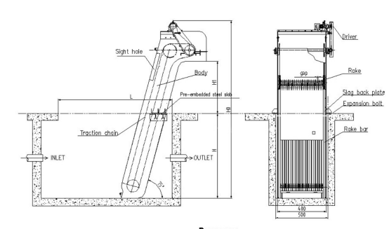 Mechanical Bar Screen